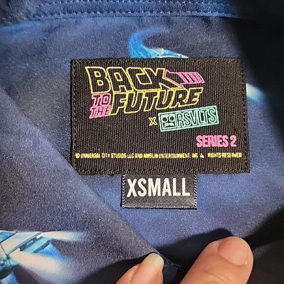 Back to the Future Button Up Shirt - Picture 6 of 6